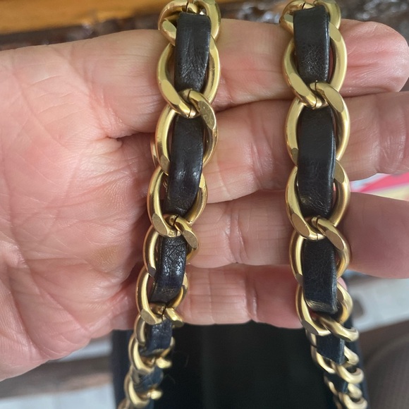 Chanel Vintage Jersey Choco bar tote W/Certificate of Authenticity CHANEL - Picture 15 of 16